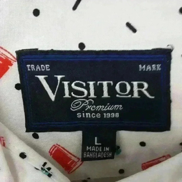 Visitor premium short sleeve button down shirt - Picture 2 of 3